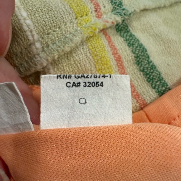 Eva Franco Anthropologie Stripped Pleated A-Line Skirt Size 8 - Picture 10 of 11